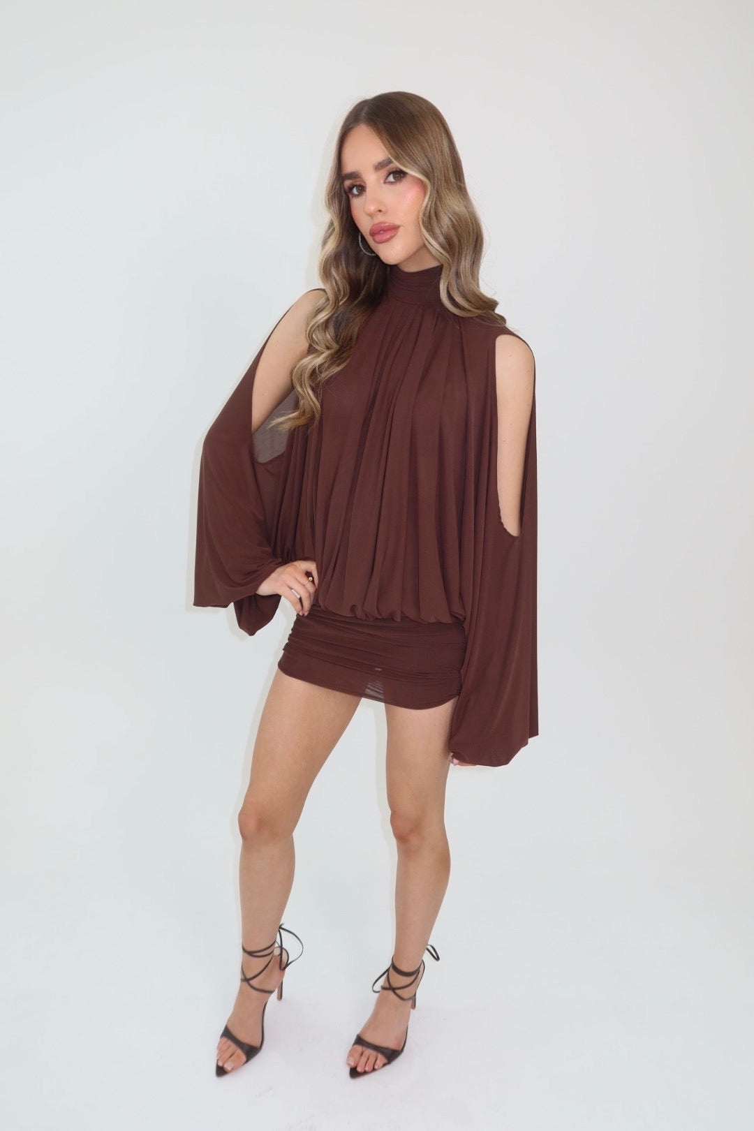 ‘Dolly’ Brown Dress