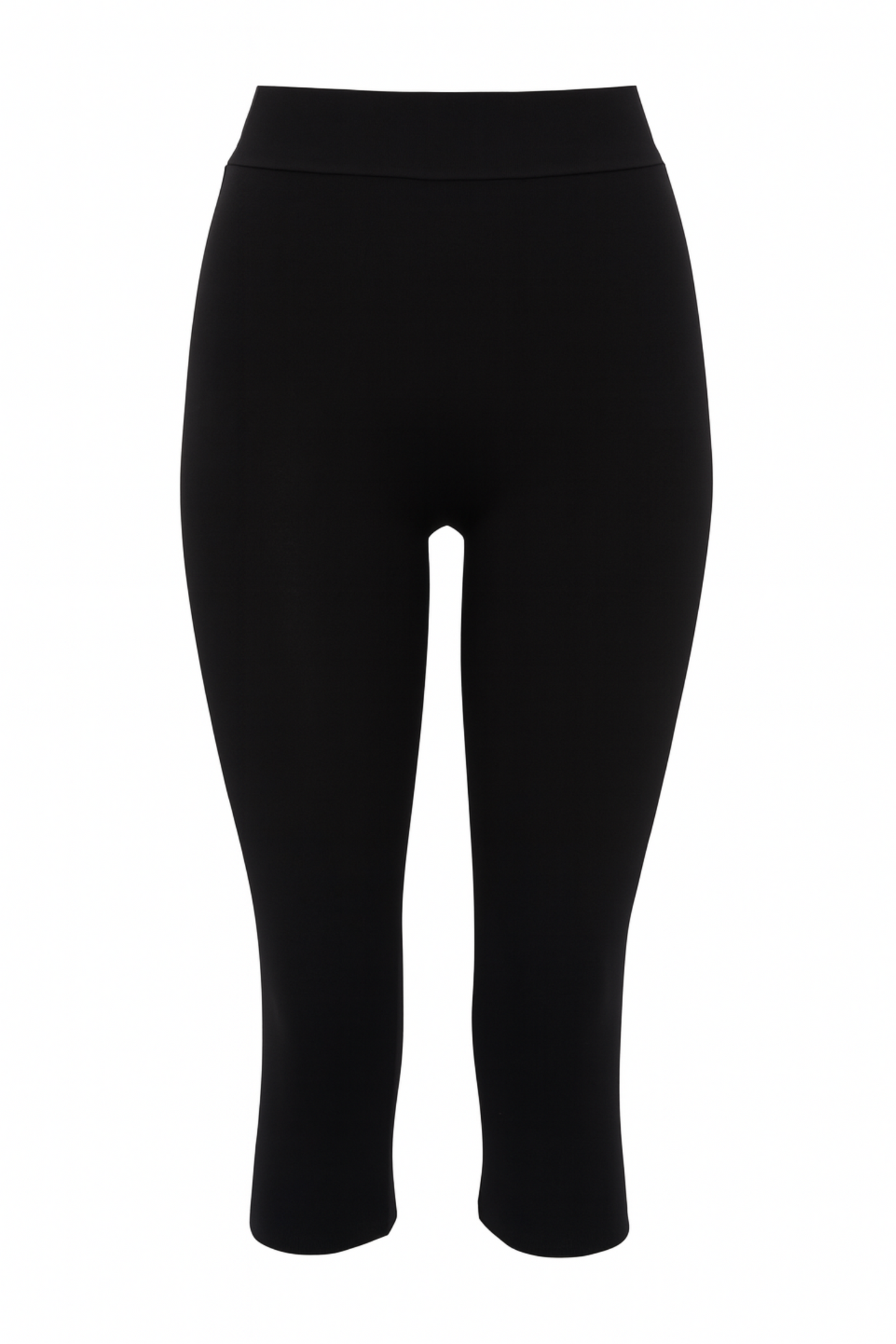 Black Thick Stretch Capri Pants / MADE TO ORDER