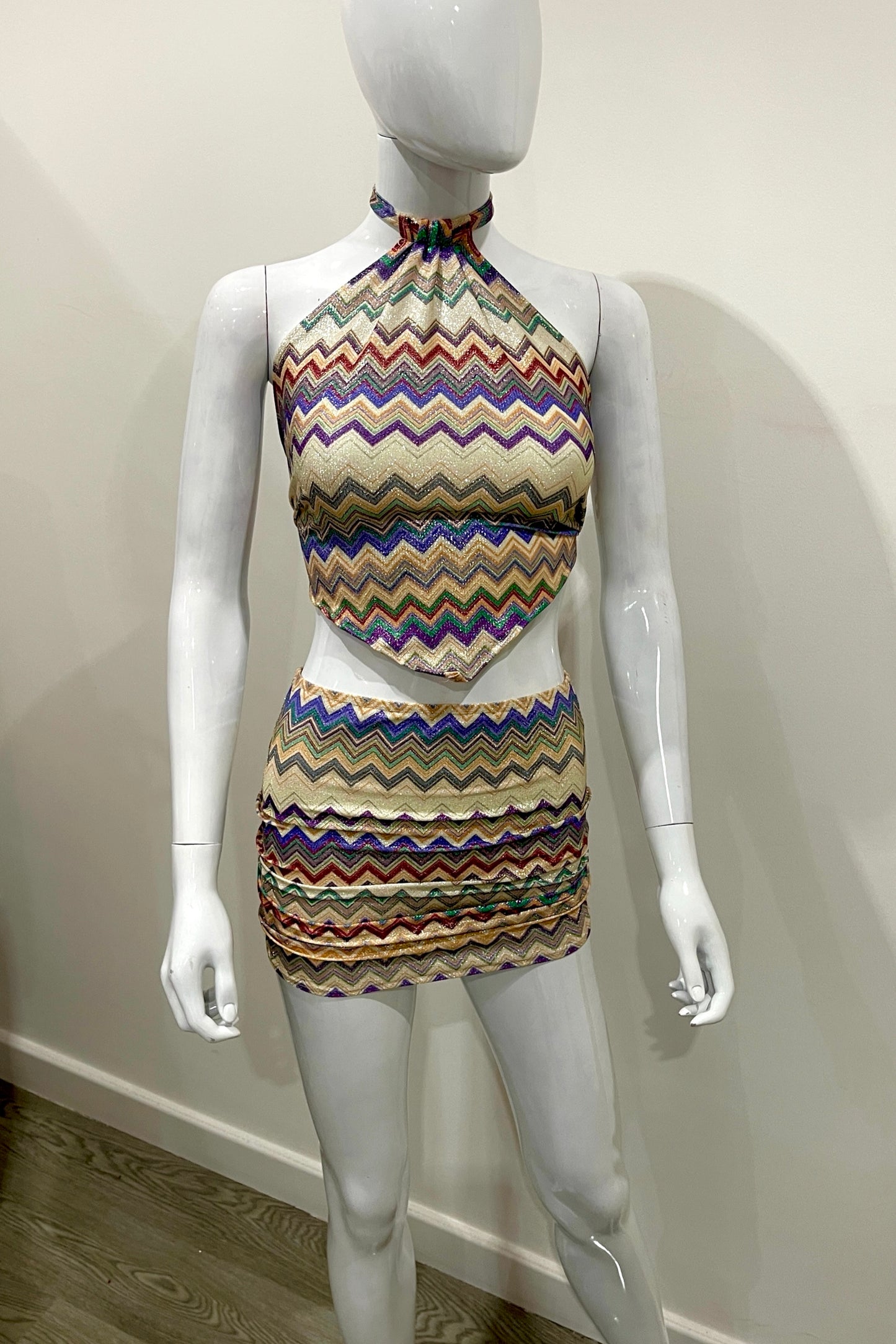 Zig Zag Co-Ord Sample / IN STOCK