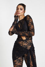 Load image into Gallery viewer, Yasmine Cut Out Lace Catsuit &amp; Skirt / PRE ORDER