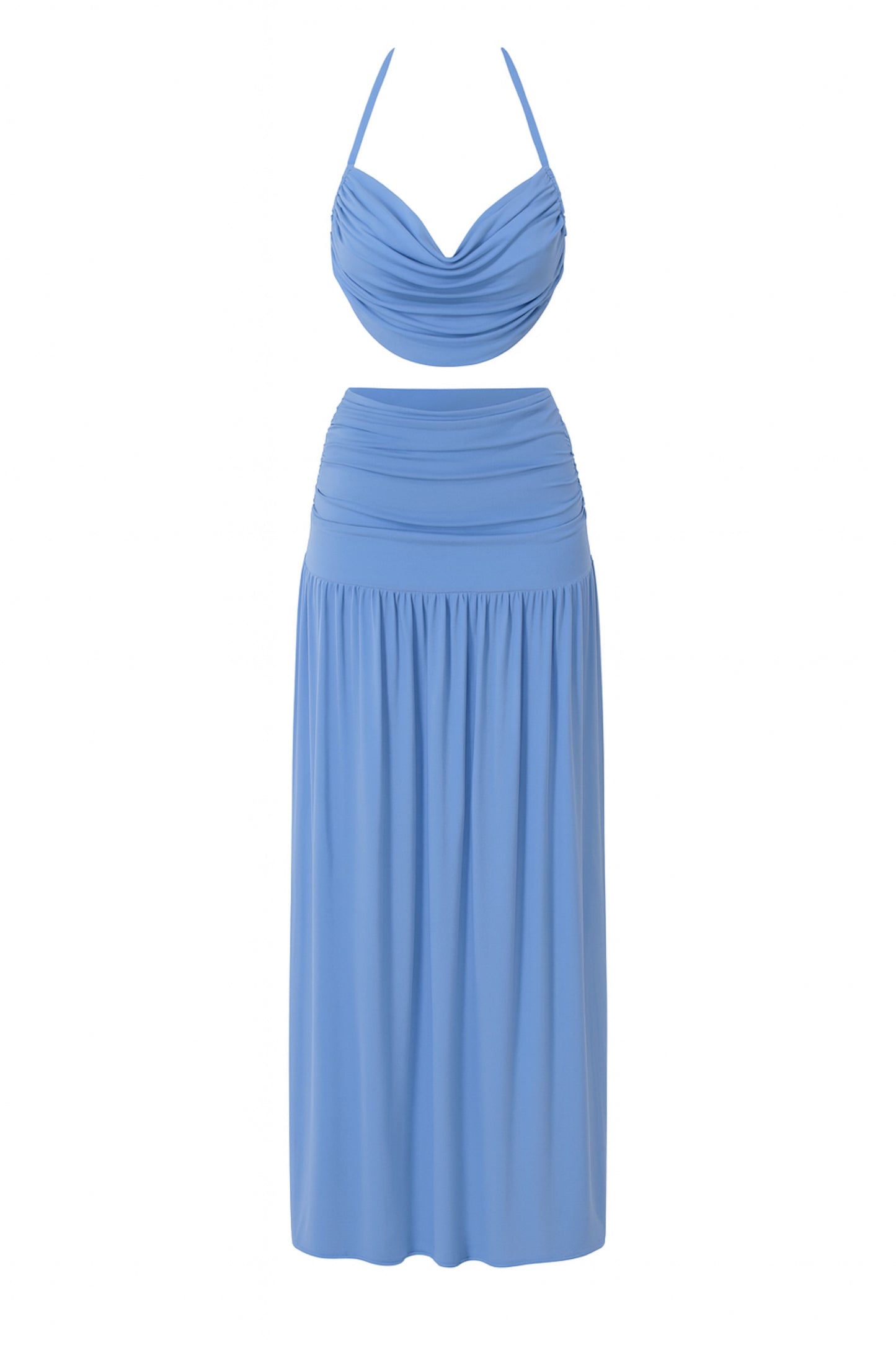Holly Blue Mesh Maxi Set / MADE TO ORDER