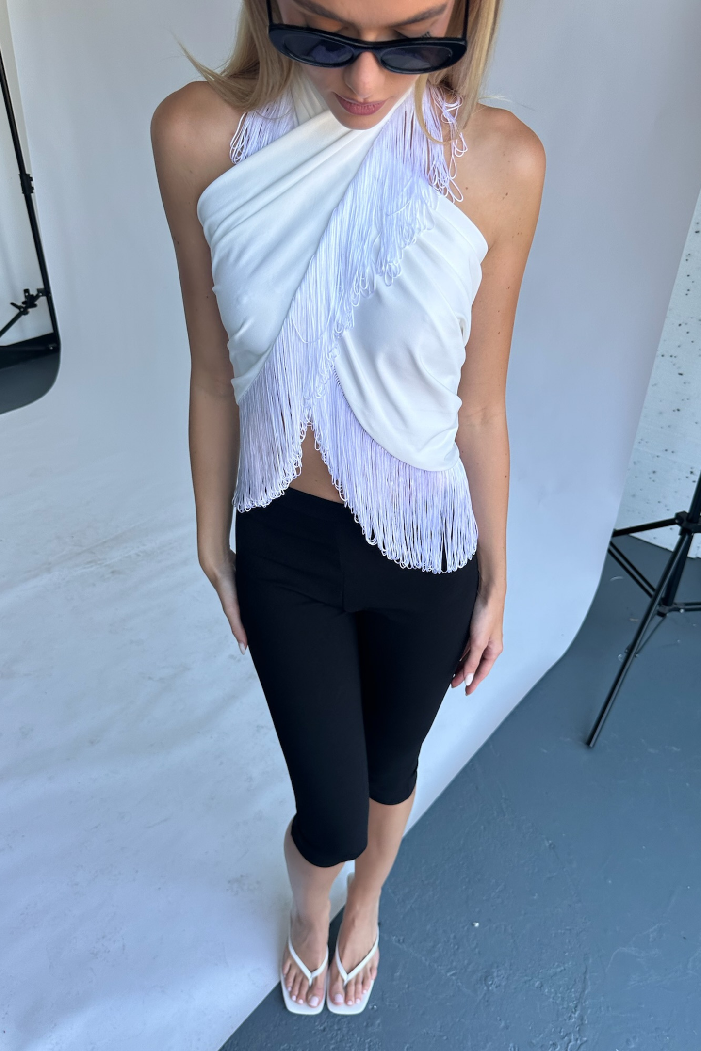 Tassel Fringe Multiway Top / MADE TO ORDER