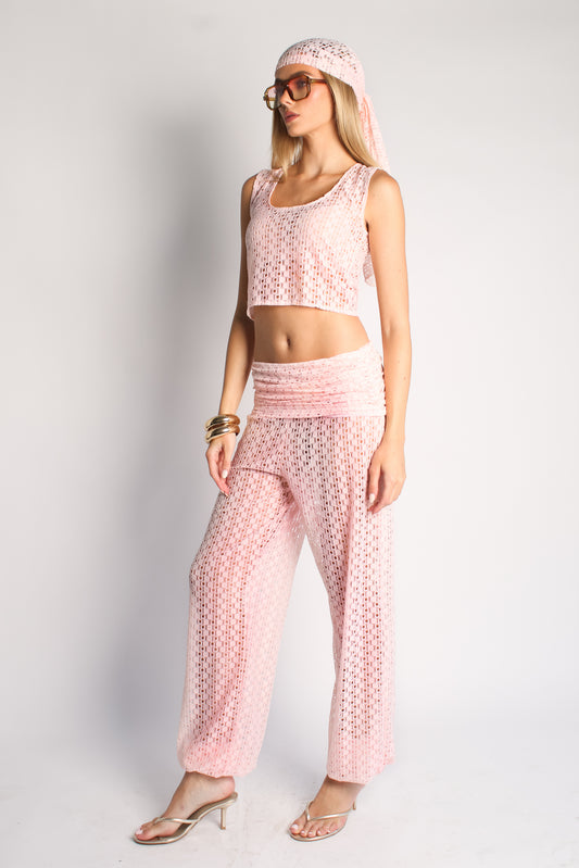 Alexa Pink Balloon Pant Set / MADE TO ORDER