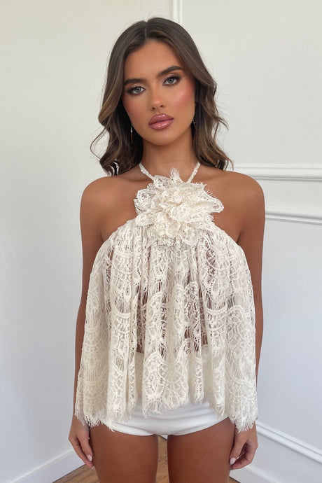 Florence Ivory Lace Top / PRE ORDER