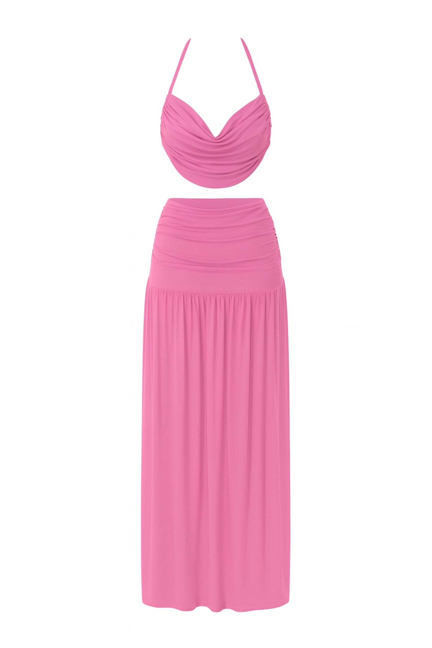 Belle Pink Mesh Maxi Set / MADE TO ORDER