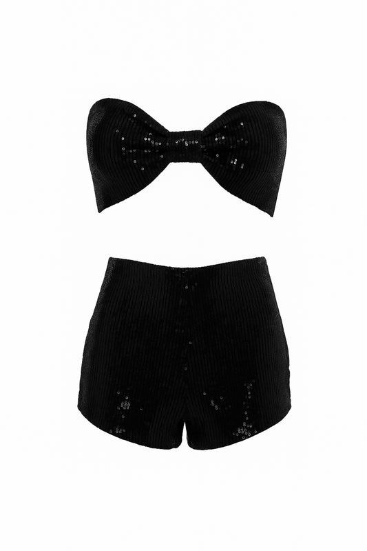 Millie Black Sequin Set / MADE TO ORDER