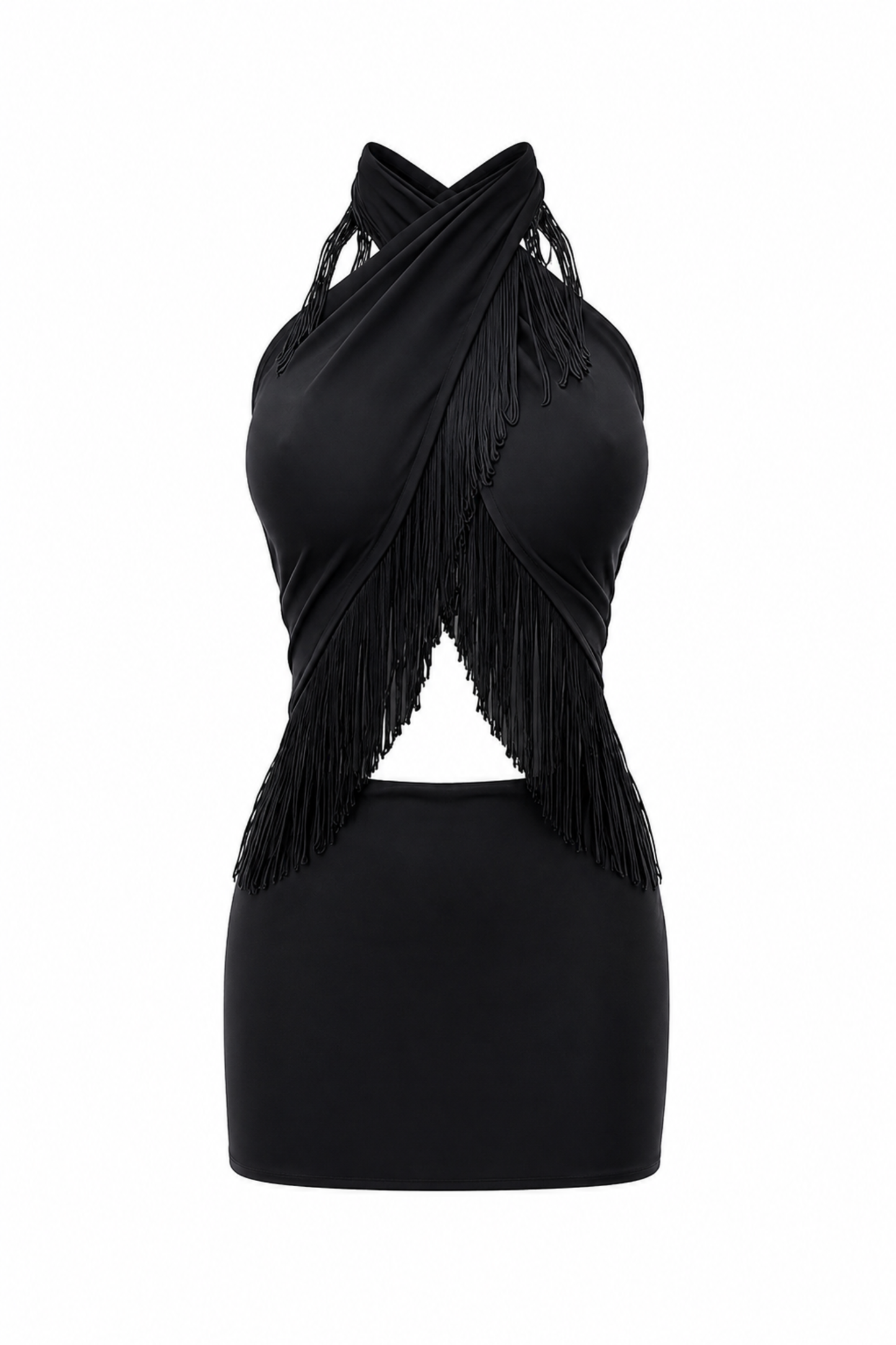 ‘Vienna’ Black Tassel Fringe Set / MADE TO ORDER