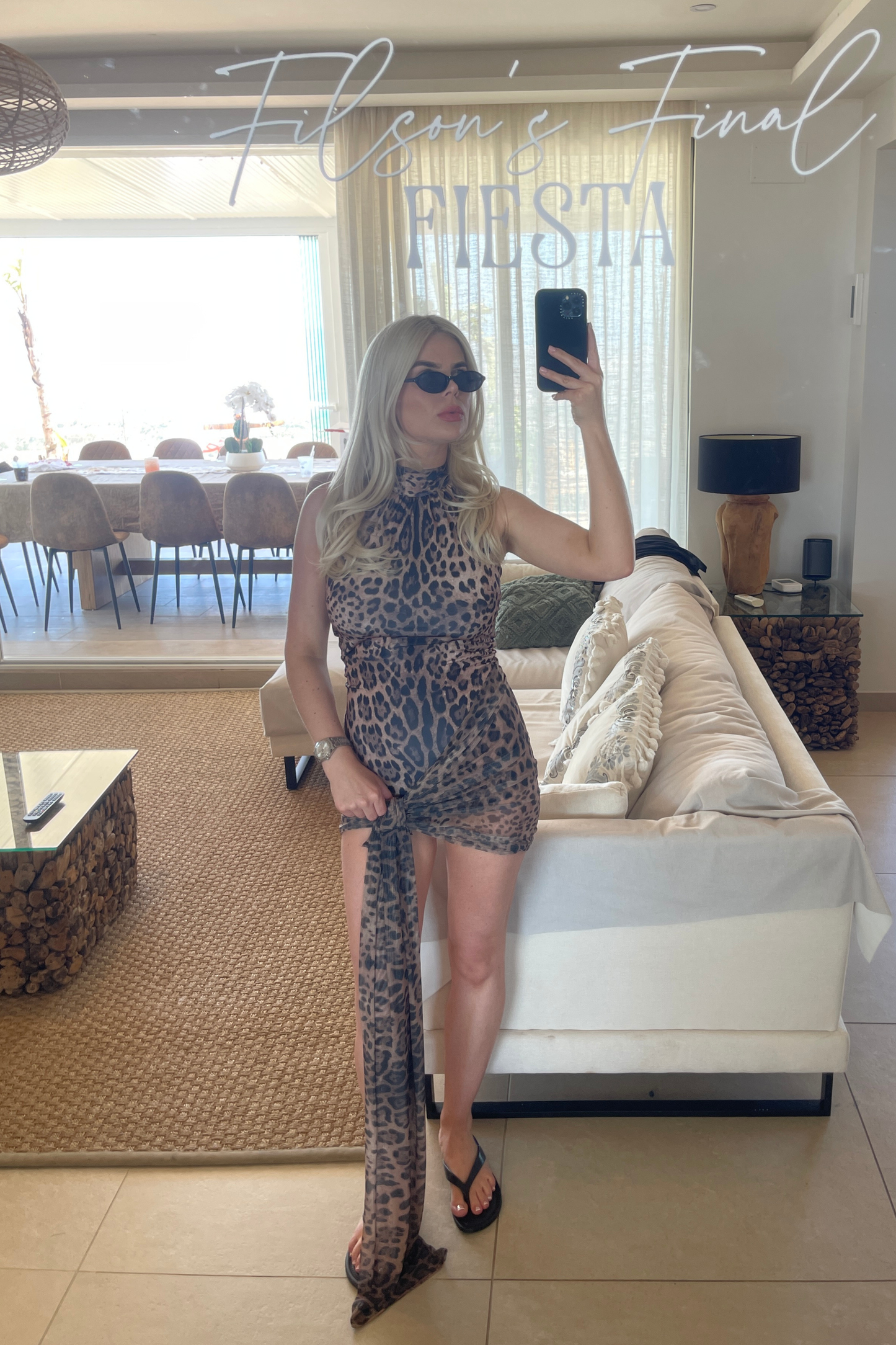 Leopard Costume & Sarong / IN STOCK