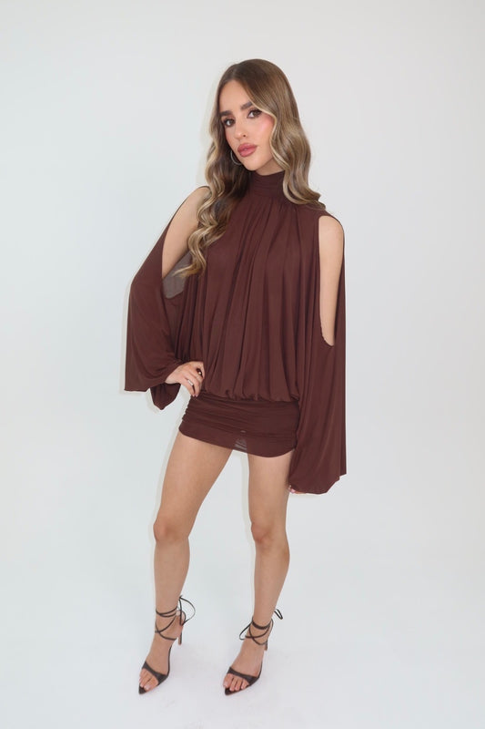 ‘Dolly’ Brown Dress