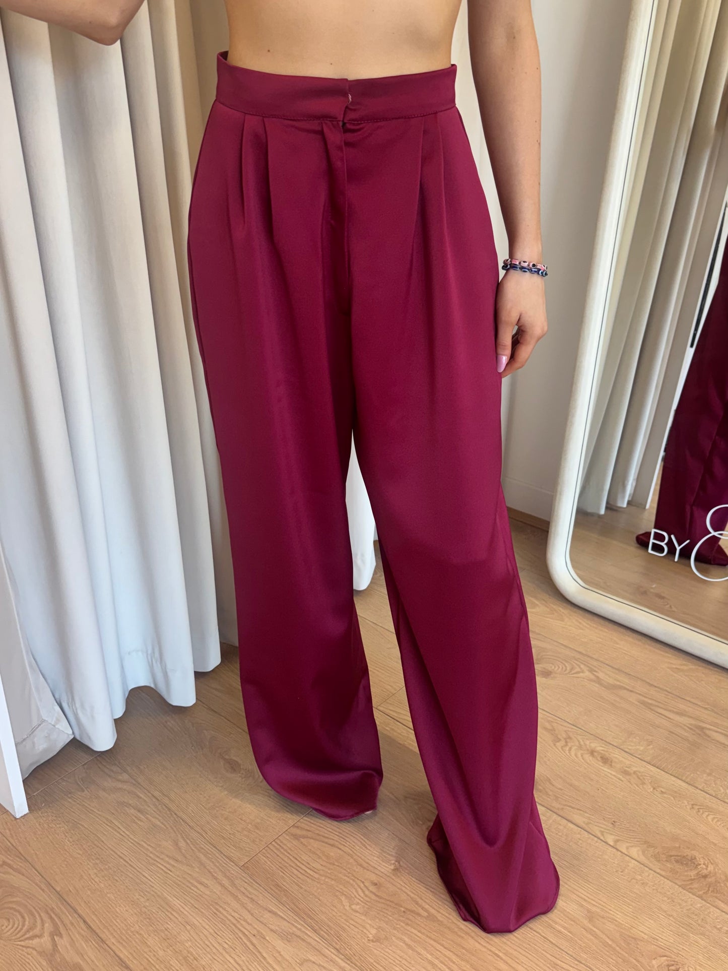 Burgundy Suit Pants / IN STOCK