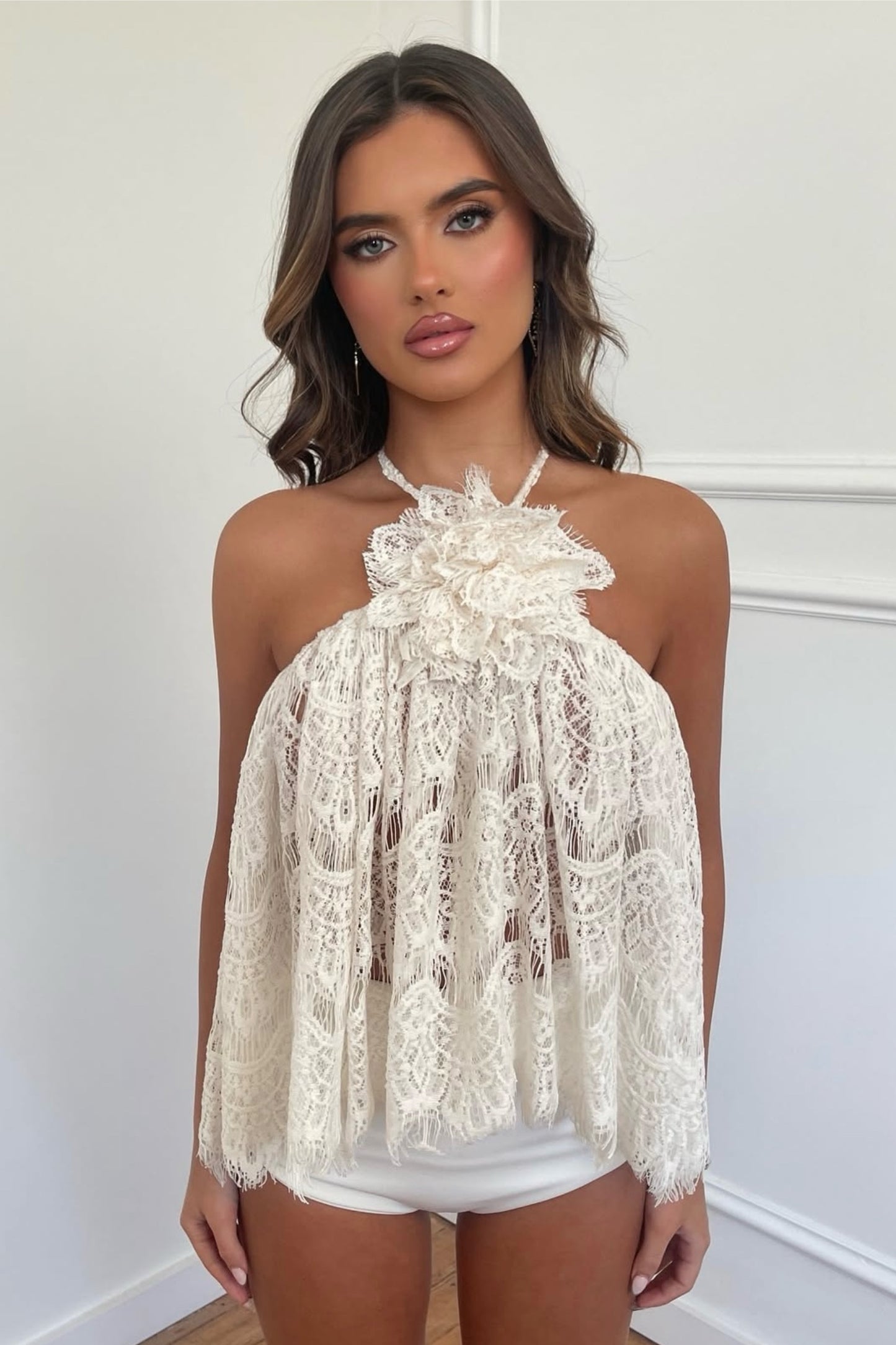 Florence Ivory Lace Top / MADE TO ORDER