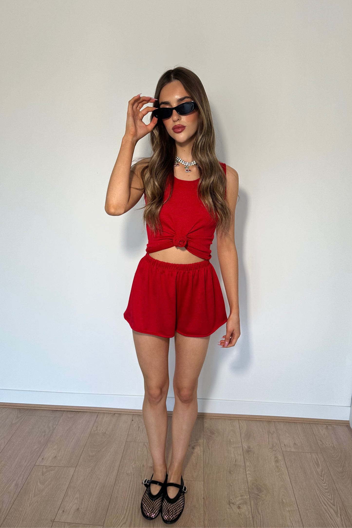 Kaia Red Knit Set / IN STOCK