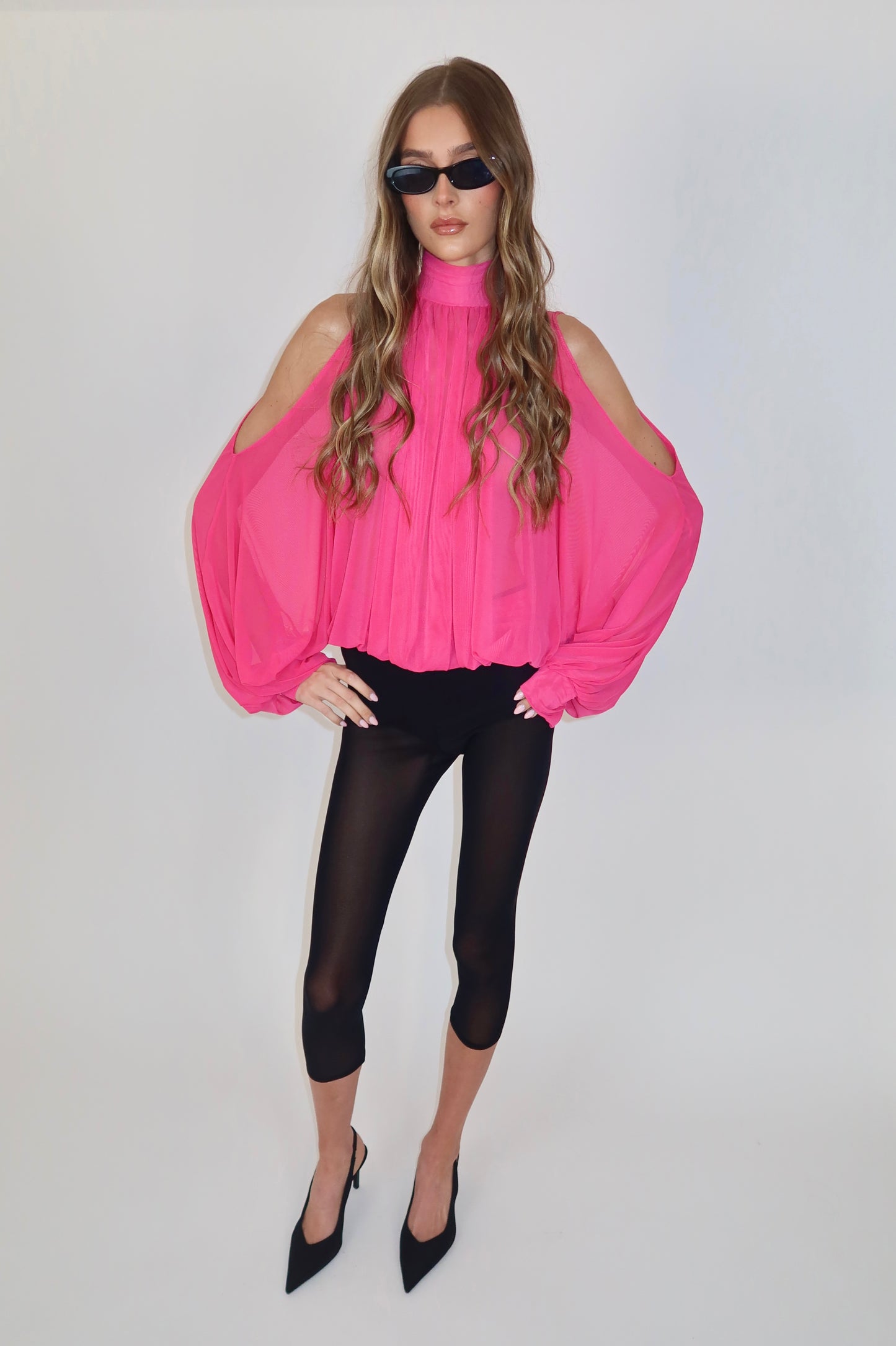Dolly Hot Pink Blouse Only / MADE TO ORDER