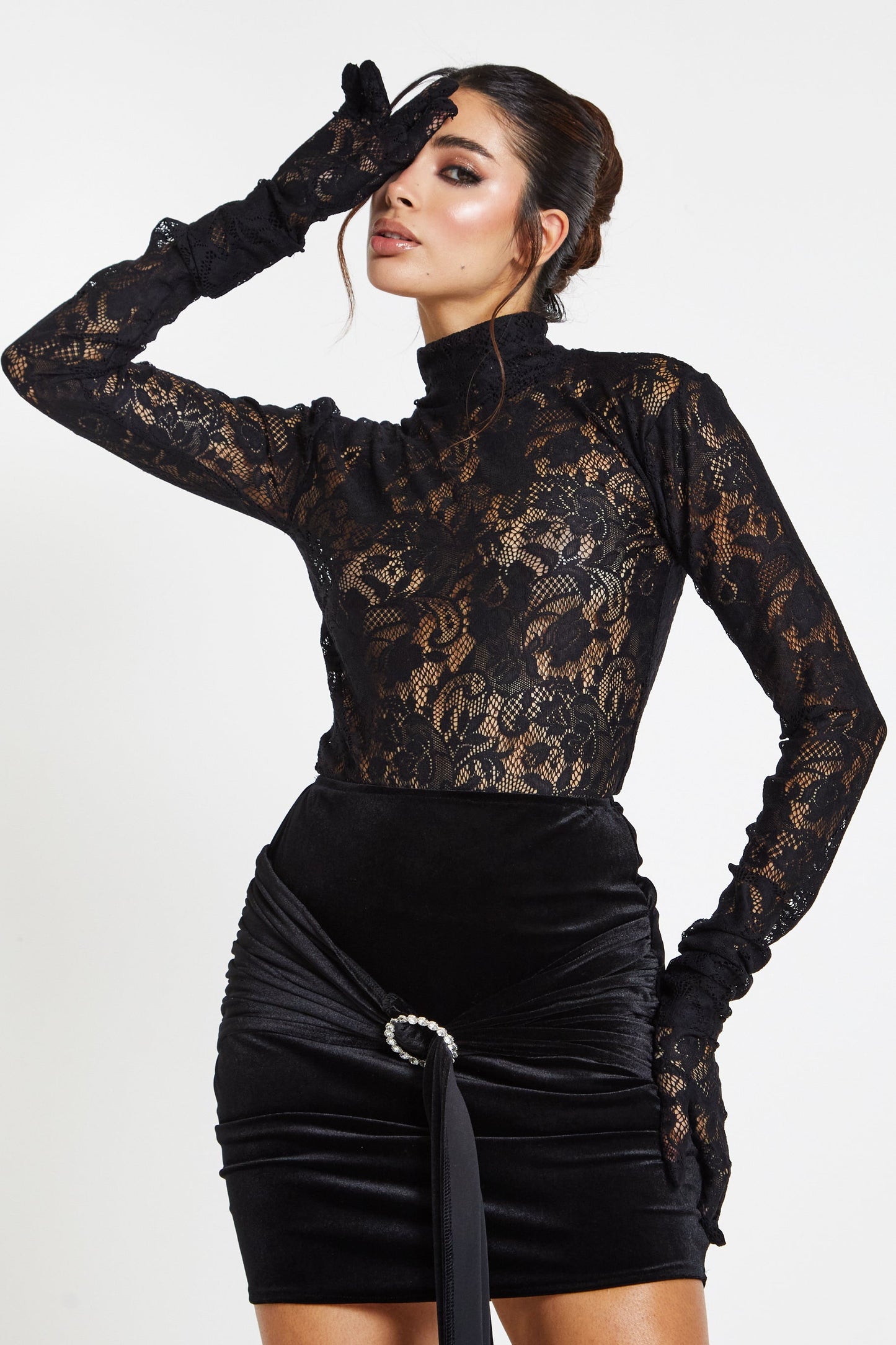 Kylie & Kennedy Black Set With Removable Gloves / PRE ORDER