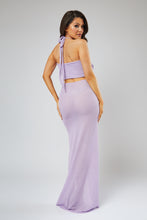 Load image into Gallery viewer, Isla Lilac Flower Maxi Skirt / PRE ORDER