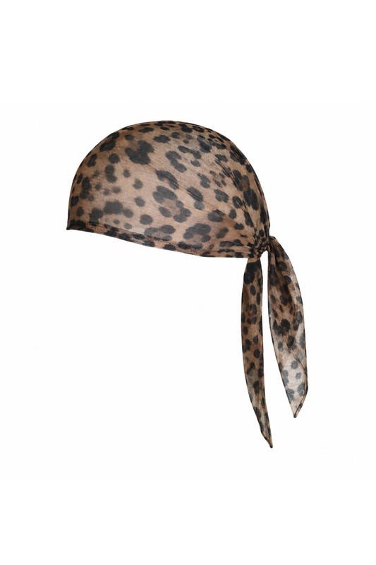 Leopard Print Headscarf / MADE TO ORDER