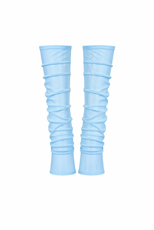 Leg Warmer Aqua Blue / MADE TO ORDER