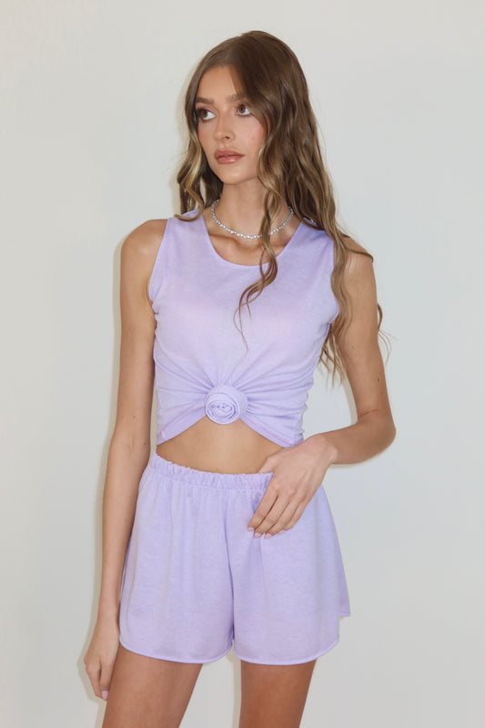 Kaia Lilac Knit Set / MADE TO ORDER