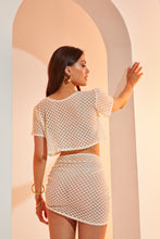 Load image into Gallery viewer, Caris Cream Mesh Co-Ord / PRE ORDER