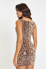 Load image into Gallery viewer, Martina Sequin Leopard Print Mini Dress / PRE ORDER