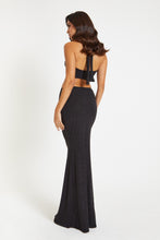 Load image into Gallery viewer, Eva Black Sparkle Maxi Co Ord / PRE ORDER