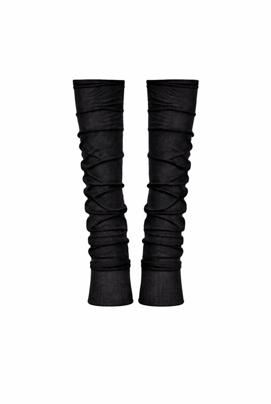 Mesh Leg Warmer Black / MADE TO ORDER