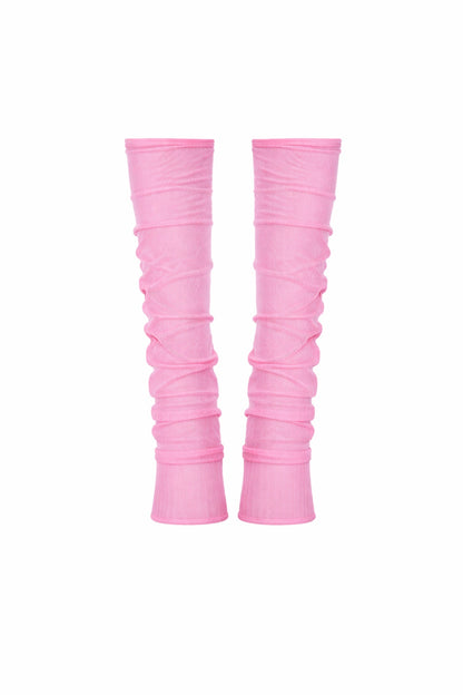 Mesh Leg Warmer Candy Pink / MADE TO ORDER