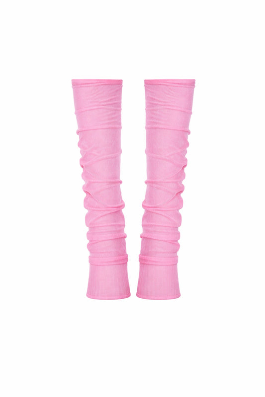 Mesh Leg Warmer Candy Pink / MADE TO ORDER
