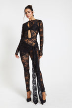 Load image into Gallery viewer, Yasmine Cut Out Lace Catsuit &amp; Skirt / PRE ORDER