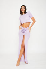 Load image into Gallery viewer, Ava Lilac Cropped T Shirt / PRE ORDER