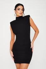 Load image into Gallery viewer, Connie Black Mini Dress / PRE ORDER